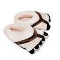 thumbnail image 1 of Qarigey Zapatillas térmicas para interiores, suela silenciosa para caminar en interiores, divertidas zapatillas cálidas de invierno a la moda Calzado cafe m 35-40, 1 of 6