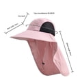 thumbnail image 3 of Sombrero de pescador de nailon transpirable para mujer, sombrero de verano para deportes al aire libre (rosa) Ndcxsfigh Para Estrenar, 3 of 9