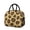 Yellow and Brown, variant on Womens Yellow and Brown Of Leopard Print Lunch Box for Work,Insulated Lunch Bag for Women,Loncheras Para Mujer,Leakproof Adult Lunch Bag for Work,Beach,Travel,Picnic,Camping