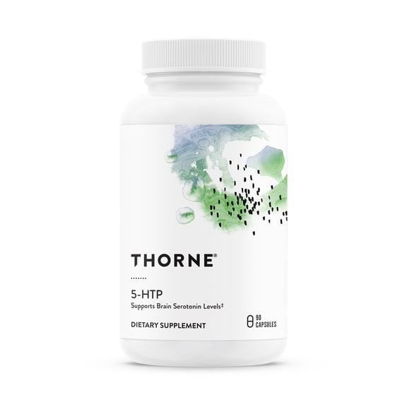 THORNE - 5-HTP (formerly 5-Hydroxytryptophan) - Contains Vitamin B6 - Serotonin Support for Sleep and Stress Management* - 90 Capsules