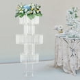 thumbnail image 6 of 5-Tier Flower Stand for Wedding, Crystal Flower Stand, 6 of 22