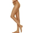 thumbnail image 4 of Hanes Perfect Nudes™ Sheer to Waist Run Resistant Light Tummy Control Hosiery Bronze/Nude 6 5/6X Women's, 4 of 6