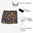 thumbnail image 5 of Wukai Colorful Pineapples1 Print Men’s Underwear Breathable Boxer Briefs,&nbsp;Moisture Wicking & Breathable-Medium, 5 of 7