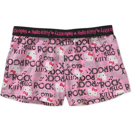 Hello Kitty - Juniors Knit Boxer Shorts