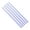Light Purple, variant on HomeLife 5Pcs Drinking Straw Hardened Tip Cuttable Bendable Bite-resistant Drinking Pearl Milk Tea Bent Straight Straw Daily Use