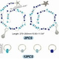 thumbnail image 2 of 2 Sets Row Counter Chains Set Number 0~9 Knitting with Alloy Pendants Number Beads Acrylic Stitch Markers for Knitting Crochet Tracking Project Progress, 2 of 7