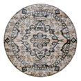thumbnail image 1 of Radici USA 3790-1002-BONE Castle Traditional Round Rug, Ivory - 5 ft. 3 in., 1 of 2