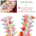 thumbnail image 7 of PENGXIANG 20 Pcs Girls Hair Clips Barrettes,1.5Inch Lovely Animal Fruit Printed Pattern Metal Lined Alligator Hair Clips Cartoon Design Hairpins for Kids Teens Pets (Fruit& Lollipop), 7 of 7