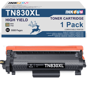 TN830XL Toner Cartridge Replacement for Brother TN830XL TN830 Toner Cartridge for Brother DCP-L2640DW HL-L2460DW Printer (1 Black)