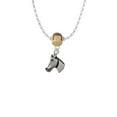 thumbnail image 2 of Delight Jewelry Silvertone Horse Head Mia Monkey Charm Necklace, 2 of 4