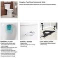 thumbnail image 4 of Kohler 25087-TR-0 Elongated Toilet, 1.28 GPF - White - 2 Piece, 4 of 4
