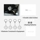 thumbnail image 1 of Nutale Key Finder, localizador de artículos con rastreador Bluetooth con llavero para llaves, carteras o mochilas para mascotas y tabletas, baterías incluidas (gris, paquete de 4), 1 of 2
