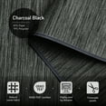 thumbnail image 6 of Piecenat Panel Track Blinds 23 in Cordless Paper for Sliding Door Vertical Window Blinds, Charcoal Black, 85.5 in x 96 in, 6 of 7