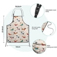 thumbnail image 7 of Dachshund Kids Aprons for Girls and Boys,Adjustable Neck Strap Toddler Aprons for Kids Cooking Baking, 7 of 7
