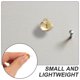 thumbnail image 3 of Minkissy 20Ud Clavos Dorados De Zinc Para Y Soporte En Pared, 3 of 6