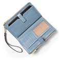 thumbnail image 2 of MICHAEL Michael Kors Double Zip Wristlet Pale Blue One Size 32T7GAFW4L-487, 2 of 10