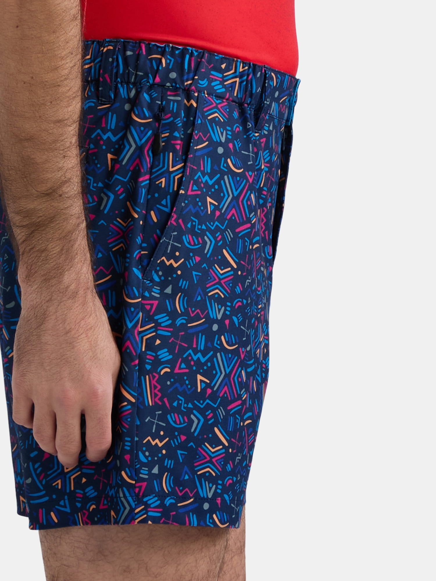 Birdie Bound Men's & Big Men's Novelty Printed Golf Shorts, 6" Inseam, Sizes XS-5XL