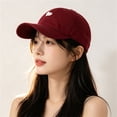 thumbnail image 4 of MEICHEN College Style Loving Couple Baseball Caps Girls' Summer Sunshade and Sun Caps Korean Version Student's Versatile Baseball Caps For, 4 of 5