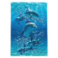 thumbnail image 1 of Dolphins Pod Underwater Diving Ocean Garden Yard Flag, 1 of 4