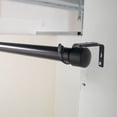 thumbnail image 3 of No-Drill Curtain Rod Bracket，Heavy-Duty Retractable Outside Mount for Blinds & Drapes，Adjustable 15mm Hook Fits Most Rods，Holds Up to 35lbs，Easy Installation for Home & Office, 3 of 6