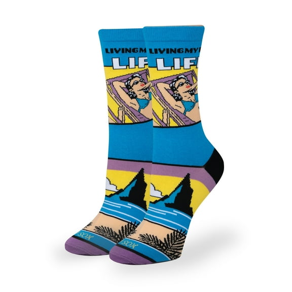 Living My Best Life Women's Crew Socks