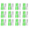 thumbnail image 1 of HobbyFlip Green Clear Propeller Blades Props Transparent Propellers Compatible with Hubsan X4 H107D 12 Pack, 1 of 1