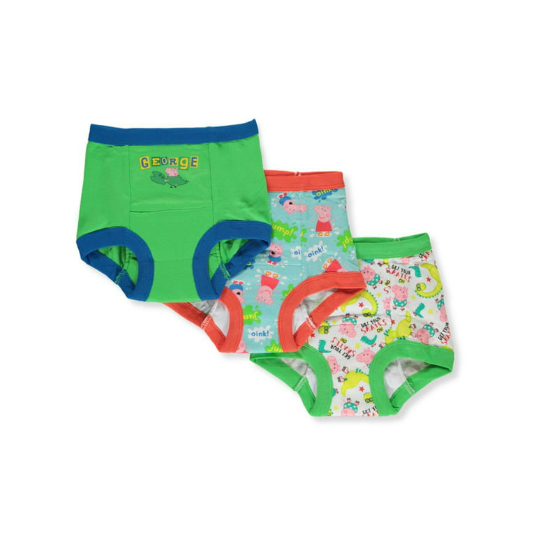 Peppa Pig Boys' 3-Pack Training Pants - blue/multi, 3t (Toddler)