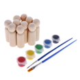 thumbnail image 1 of 10 unids / set muñecas de clavija de madera en blanco macho pintura de la mano diy favores de la boda del arte Sunnimix Muñecas de madera de la clavija, 1 of 8