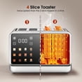 thumbnail image 3 of Tostadora Foyoconven con pantalla táctil de acero inoxidable de 4 cortes, 1800 W, 3 of 7