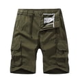 thumbnail image 1 of Pantalones cargo informales para hombre. Pantalones cortos versátiles para el verano. Cómodos y holgados. Lavables a máquina., 1 of 8