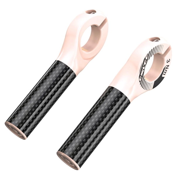 Bike Grip Bar End Handle ENLEE Auxiliar Riding Horn Rest Handlebar Pink JShteea El nuevo