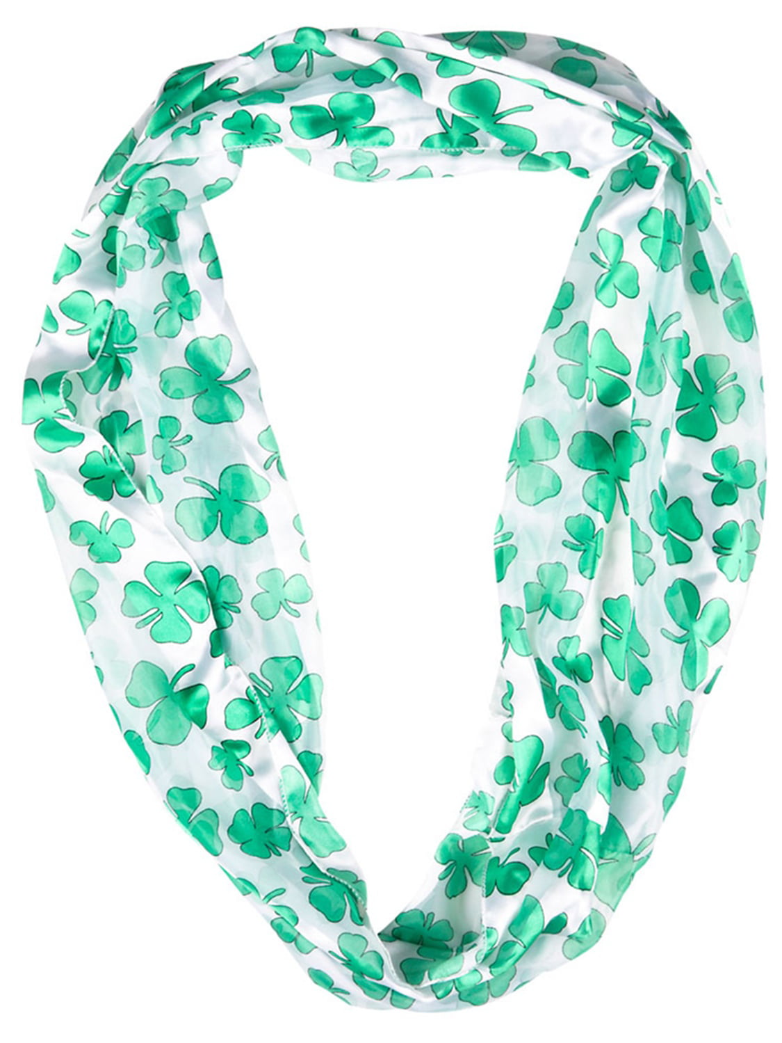 St. Patrick's Day/Green Upcycled Infinity Scarf