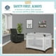 thumbnail image 5 of Playard portátil Dream On Me Zoom gris claro con tapete acolchado, 5 of 7
