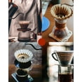 thumbnail image 4 of Filtros de café 100 Count para Kalita Wave 155, Papel de cesta desechable para 1-2 tazas Verter sobre Dripper y Cafeteras de un solo servicio, 4 of 6