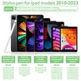 thumbnail image 3 of Stylus Pen for iPad,Apple Pens,IPad Pencil 2nd Generation,Smart Touch Switch,Compatible with(2018-2023) Magnetic iPad 6-10,iPad Mini 5/6,iPad Air 3-5,iPad Pro 11"/12.9" Black, 3 of 6
