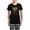 With Checker Pant, variant on CafePress - Pandemic Mona Lisa Pajamas - Women's Short Sleeve Print T-Shirt and Pants Dark Cotton Pajama Set