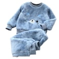 thumbnail image 4 of Toddler Halloween Boy Boys Fall Winter Warm Long Sleeve Elastic Waist 3T 4T 5T Sleepwear Pajamas 2PCS, 4 of 4