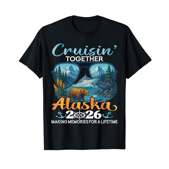Cruisin Together Alaska 2026 Group Alaska Cruise Family T-Shirt