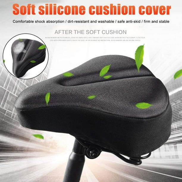 Memory foam bike seat cover sale
