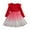 E117-Red, variant on Girls Cute Printed Long Sleeve Crew Neck Party Dress for 4-12 Years Old Mesh Layered Princess Dress Sweet Holiday Party Princess Dress