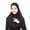 Black, variant on Women Scarf Set Two Piece Head Scarf And Inner Cap Set With Full Coverage For Daily And Travel Wear Head Scarf For Women