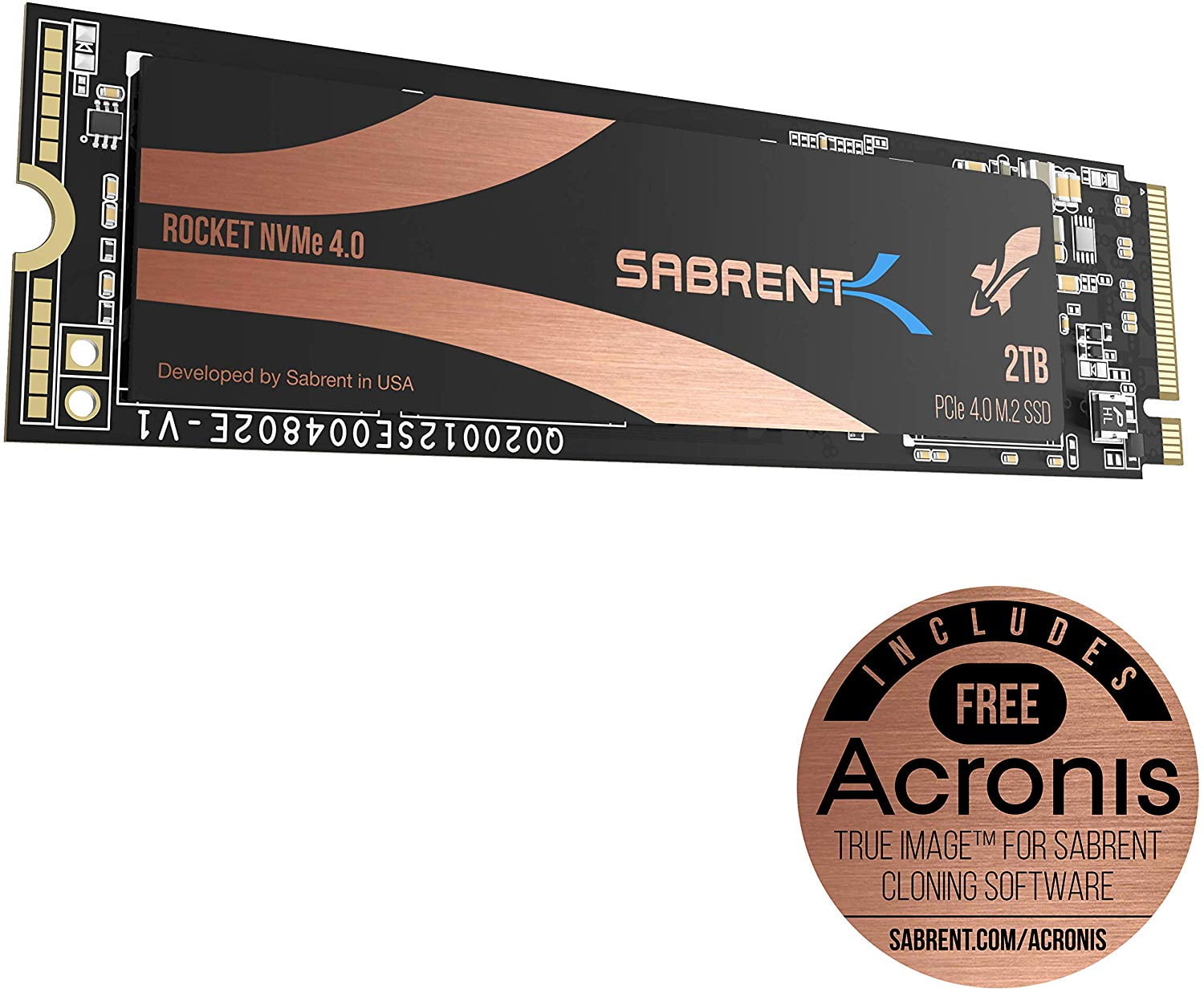 Sabrent 2TB Rocket Nvme PCIe 4.0 M.2 2280 Internal SSD Maximum