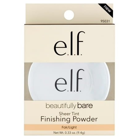 - e.l.f. Cosmetics Beautifully Bare Sheer Tint Finishing Powder, Fair/Light