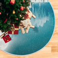 thumbnail image 5 of FMSHPON Christmas Village Xmas Christmas Tree Skirt Stand Mat for Holiday Party Decoration Indoor Outdoor 48 inches, 5 of 6