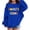 Blue, variant on GiLiling Girls Boys Fourth Grade Back to School Sweatshirts, Letter Print Long Sleeve Pullover Top, Casual Tops for First Day of School Outfits (White, 8-9 Years)