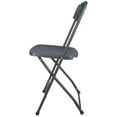 thumbnail image 5 of Dark Gray Folding Chair - Steel-Poly - Sold in Quantities of 10 by Chivari, 5 of 11