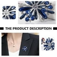 thumbnail image 3 of EeaseMX 1 broche de moda con forma de flor, broche de boda, broche exquisito., 3 of 7