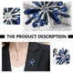 thumbnail image 3 of EeaseMX 1 broche de moda con forma de flor, broche de boda, broche exquisito., 3 of 7