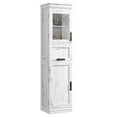 thumbnail image 2 of 2024 New Kitchen Storage Cabinet, Tall Pantry Cabinet with Doors and Adjustable Shelf, Freestanding Floor Bathroom Cabinet for Living Room, Laundry Room, Home Office, 2 of 7