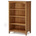 thumbnail image 3 of Camaflexi Bibliothèque Style Shaker à 4 Niveaux, Étagère à Livres, Fini Cerisier Brun, 3 of 8